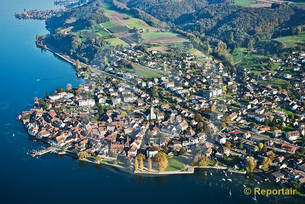 Foto: Steckborn (TG) am Untersee.. (Luftaufnahme von Niklaus Wächter)