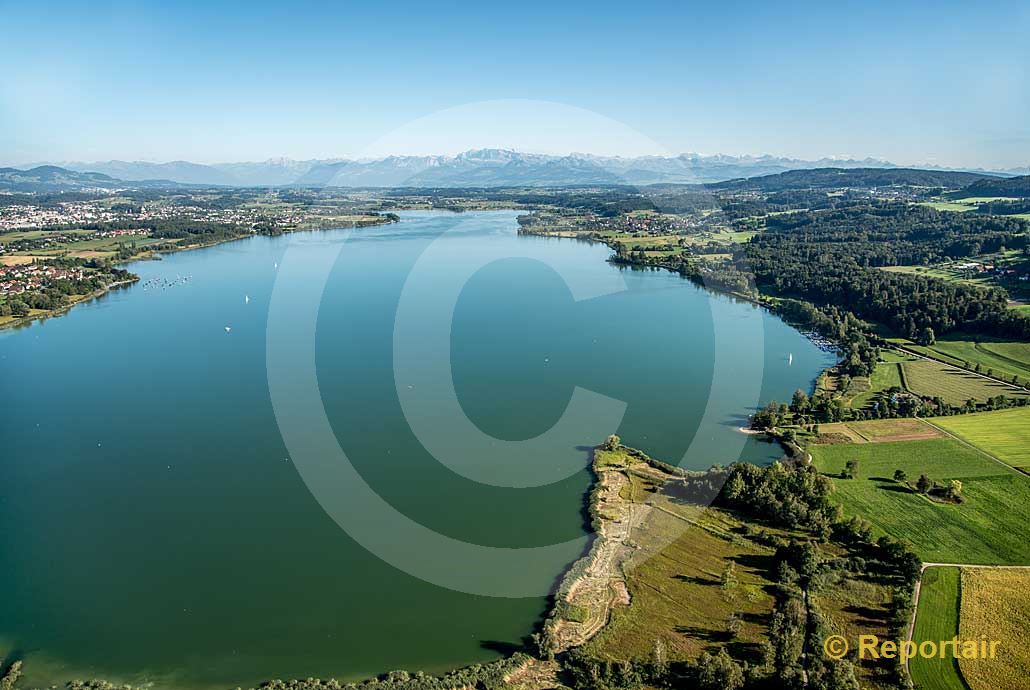 Foto: Der Greifensee ZH. (Luftaufnahme von Niklaus Wächter)