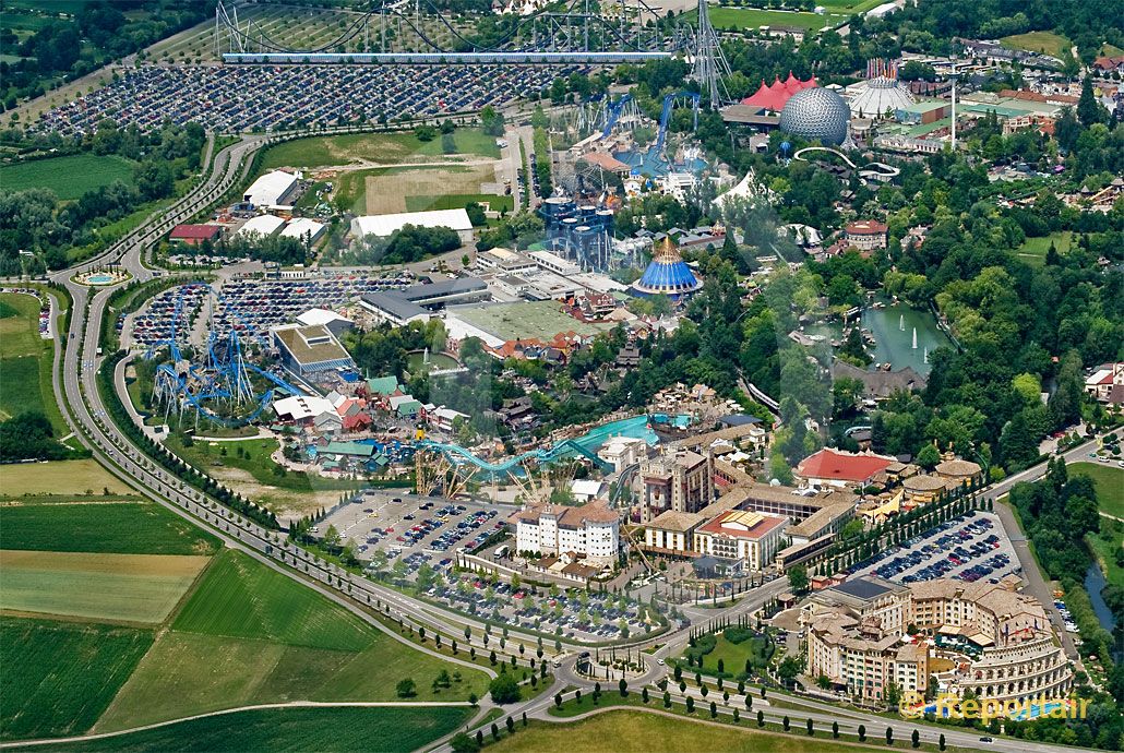 Foto: Europapark Rust. (Luftaufnahme von Niklaus Wächter)