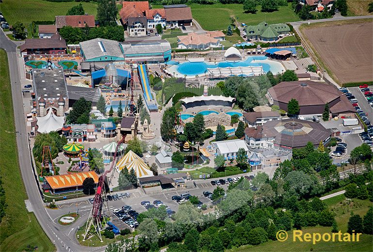 Foto: Der Freizeit-Park Conny-Land bei Lipperswil TG. (Luftaufnahme von Niklaus Wächter)