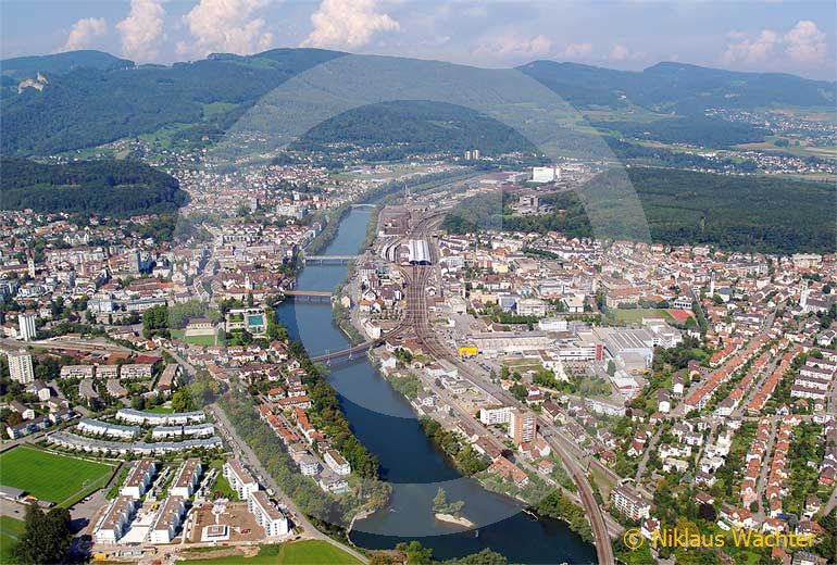 Foto: Olten. (Luftaufnahme von Niklaus Wächter)