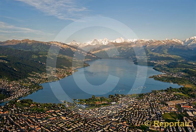 Foto: Thunersee BE. (Luftaufnahme von Niklaus Wächter)