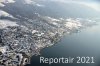 Luftaufnahme Kanton Zug/Stadt Zug/Zug im Schnee - Foto Zug 5937