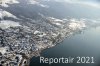 Luftaufnahme Kanton Zug/Stadt Zug/Zug im Schnee - Foto Zug 5938