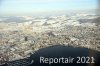 Luftaufnahme Kanton Zug/Stadt Zug/Zug im Schnee - Foto Zug 5949