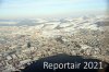 Luftaufnahme Kanton Zug/Stadt Zug/Zug im Schnee - Foto Zug 5953