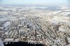 Luftaufnahme Kanton Zug/Stadt Zug/Zug im Schnee - Foto Zug 5957