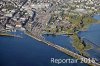 Luftaufnahme EISENBAHN/Rapperswil Bahnhof Seedamm - Foto Bearbeitet Rapperswil 5693