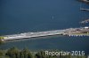 Luftaufnahme EISENBAHN/Rapperswil Bahnhof Seedamm - Foto Rapperswil 3542