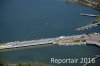 Luftaufnahme EISENBAHN/Rapperswil Bahnhof Seedamm - Foto Rapperswil 3544