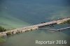 Luftaufnahme EISENBAHN/Rapperswil Bahnhof Seedamm - Foto Rapperswil 3548