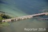 Luftaufnahme EISENBAHN/Rapperswil Bahnhof Seedamm - Foto Rapperswil 3550