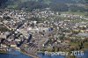 Luftaufnahme EISENBAHN/Rapperswil Bahnhof Seedamm - Foto Rapperswil 5673