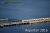 Luftaufnahme EISENBAHN/Rapperswil Bahnhof Seedamm - Foto Rapperswil 5684