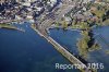 Luftaufnahme EISENBAHN/Rapperswil Bahnhof Seedamm - Foto Rapperswil 5696