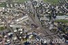 Luftaufnahme EISENBAHN/Rapperswil Bahnhof Seedamm - Foto Rapperswil Bahnhof 5065