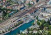 Luftaufnahme Kanton Bern/Thun/Thun Bahnhof - Foto Bahnhof ThunThun 6393