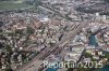 Luftaufnahme Kanton Bern/Thun/Thun Bahnhof - Foto Bahnhof Thun 6413