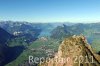 Luftaufnahme Kanton Schwyz/Mythen/GR Mythen Sommer - Foto Grosser Mythen 6346