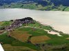 Luftaufnahme HOCHWASSER/Hochwasser in Gross SZ - Foto Unwetter GrossP6212126