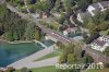 Luftaufnahme EISENBAHN/Bahn in Cham ZG - Foto Bahn bei Cham 6080