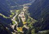 Luftaufnahme AUTOBAHNEN/A2 Gotthard-Nordportal - Foto Gotthardtunnel NordportalGotthardstau