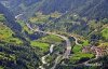 Luftaufnahme AUTOBAHNEN/A2 Gotthard-Nordportal - Foto Gotthardtunnel NordportalGotthardstau4