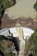 Luftaufnahme HOCHWASSER/Stausee Ferden VS - Foto Stausee Ferden Okt 2011 8269