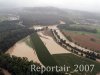 Luftaufnahme HOCHWASSER/Bei Erlinsbach - Foto Bei Erlinsbach Aug 2007 3133