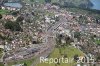 Luftaufnahme Kanton Bern/Spiez/Spiez Bahnhof - Foto Spiez Bahnhof 6371