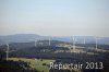 Luftaufnahme WINDENERGIE/Windpark Jura - Foto Windkraftwerk 4108