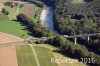 Luftaufnahme EISENBAHN/Bahn bei Andelfingen ZH - Foto Bahn in Andelfingen 7824