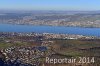 Luftaufnahme Kanton Zuerich/Zuerichsee/Zuerichsee bei Thalwil - Foto Thalwil 9683