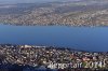 Luftaufnahme Kanton Zuerich/Zuerichsee/Zuerichsee bei Thalwil - Foto Thalwil 9688