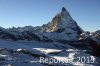 Luftaufnahme SCHNEEMANGEL/Matterhorn - Foto Matterhorn 9467