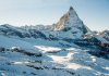 Luftaufnahme SCHNEEMANGEL/Matterhorn - Foto Zermatt 9473