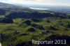 Luftaufnahme LANDWIRTSCHAFT/Huegellandschaft bei Zug - Foto Menzingen 5942