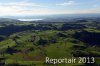 Luftaufnahme LANDWIRTSCHAFT/Huegellandschaft bei Zug - Foto Menzingen 5947