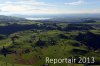 Luftaufnahme LANDWIRTSCHAFT/Huegellandschaft bei Zug - Foto Menzingen 5948