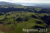 Luftaufnahme LANDWIRTSCHAFT/Huegellandschaft bei Zug - Foto Menzingen 5951