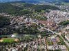 Luftaufnahme EISENBAHN/Baden Bahnhof - Foto Baden BahnhofBaden11