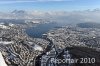 Luftaufnahme Kanton Luzern/Stadt Luzern/Luzern im Winter - Foto Luzern 6184