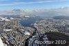 Luftaufnahme Kanton Luzern/Stadt Luzern/Luzern im Winter - Foto Luzern 6185