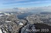 Luftaufnahme Kanton Luzern/Stadt Luzern/Luzern im Winter - Foto Luzern 6186