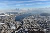 Luftaufnahme Kanton Luzern/Stadt Luzern/Luzern im Winter - Foto Luzern 6191