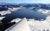 Luftaufnahme Kanton Schwyz/Sihlsee/Sihlsee im Winter - Foto SihlseeSihlsee1