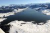 Luftaufnahme Kanton Schwyz/Sihlsee/Sihlsee im Winter - Foto Sihlsee 3132