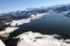 Luftaufnahme Kanton Schwyz/Sihlsee/Sihlsee im Winter - Foto Sihlsee 3133