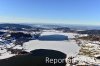 Luftaufnahme Kanton Schwyz/Sihlsee/Sihlsee im Winter - Foto Sihlsee 9319