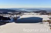 Luftaufnahme Kanton Schwyz/Sihlsee/Sihlsee im Winter - Foto Sihlsee 9322